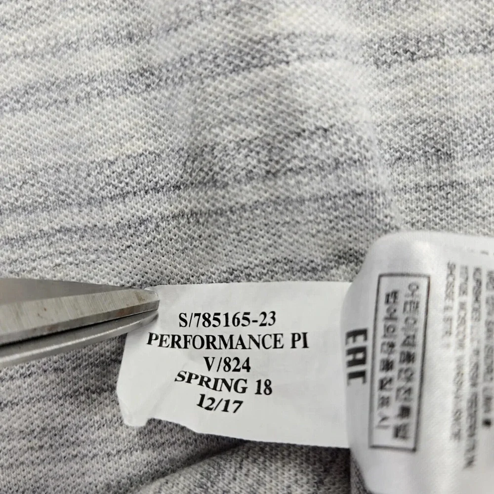 Banana Republic Shirt Mens XL Gray Dress Polo Short Sleeve Classiccore‎